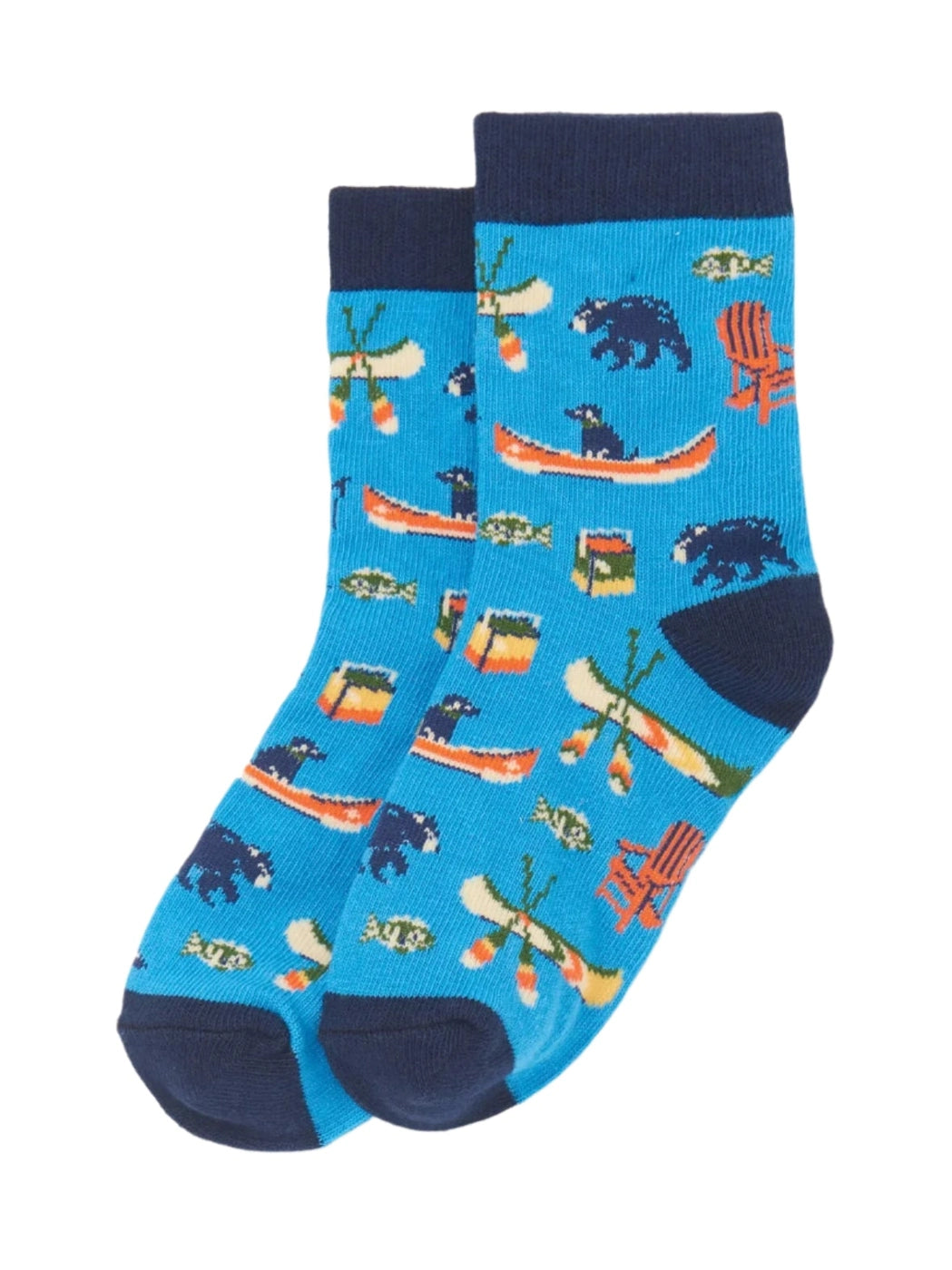 Children's Socks Blue On The Lake So3lake002