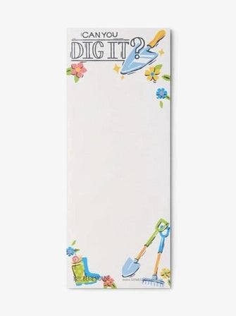 Notepad Magnetic Can You Dig It Mlodigt001