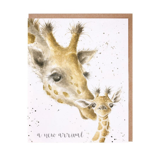 Card -  AOC052 - A New Arrival - Giraffe 