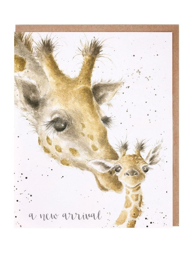 Card - AOC052 - A New Arrival - Giraffe