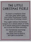 Charm The Little Christmas Pickle Green Ex20219