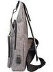 Daypack Nupouch Antitheft Usb Charging Connector Large Grey 2869 Bag