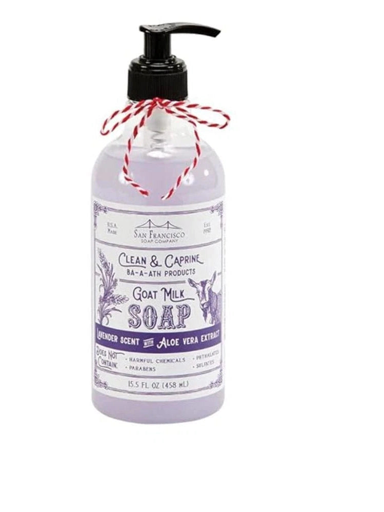 Soap Liquid Goat Milk Lavender Scent 15.5oz Clj1425
