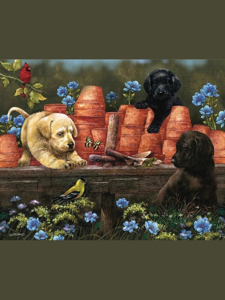 Puzzle Puppies At Play 1000Pc 24 x 30" Hp004