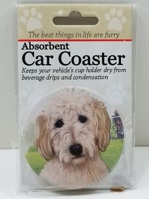 Car Coaster Goldendoodle Dog 231 - 134