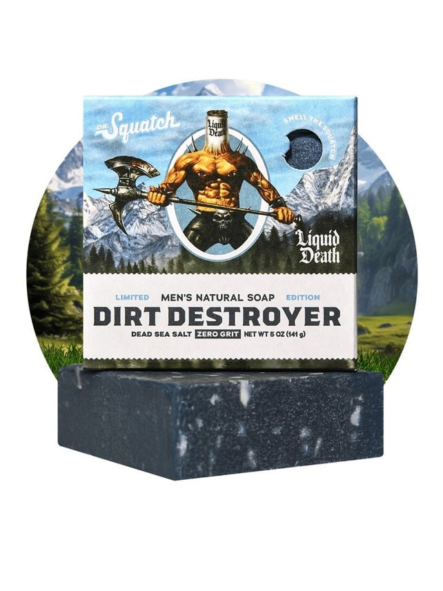 Soap Bar Liquid Death Dirt Destroyer Zero Grit 5oz Bar-Lqd-02