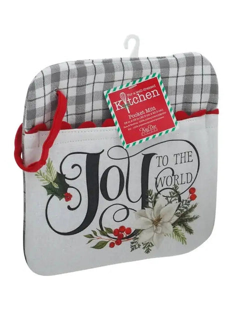 Oven Pocket Mitt Joy To The World H6272