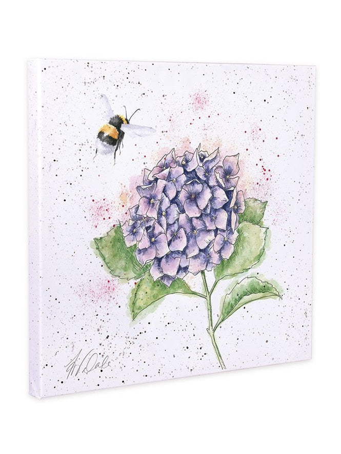 Wrendale Canvas Art CS183 Bee Hydrangea