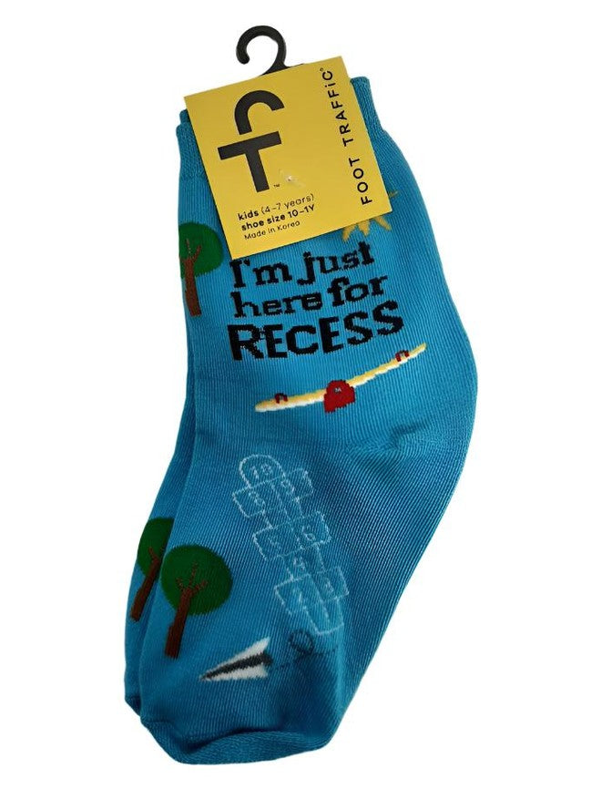 Kid's Socks Blue Recess - 4-7 - 6999