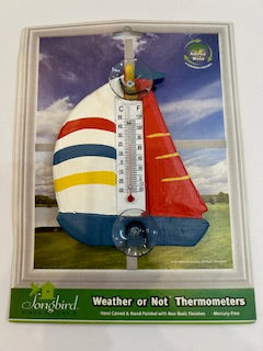Window Thermometer - Sail Boat 