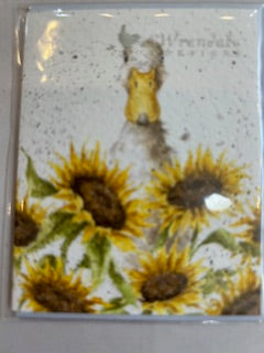 Gift Enclosure Card -GE031 - Duck Sunflowers 