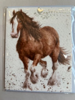 Gift Enclosure Card -GE014 - Horse 