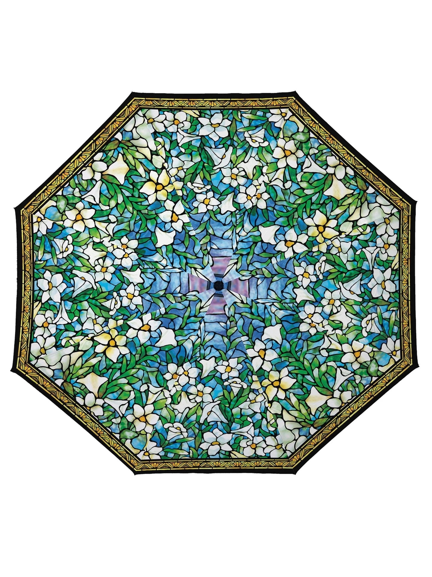 Umbrella Reverse Opening Tiffany Field Of Lilies umb-r-m39-a