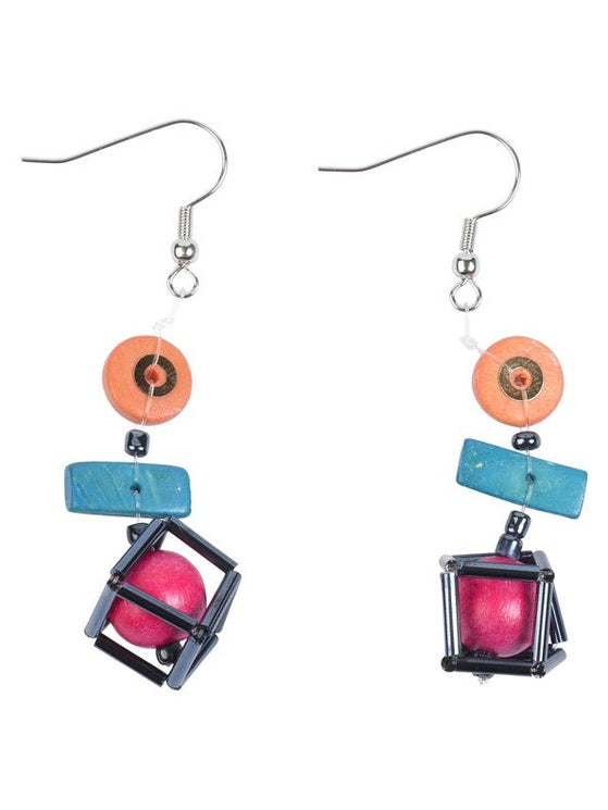 Earrings Fair & Square Bold Women's Bpe227
