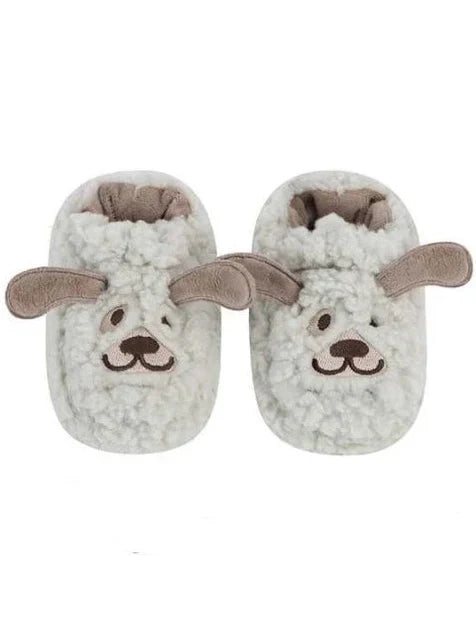 Slippers Brown Puppy Sherpa Toddlers T-Boot Puppy