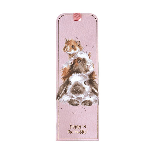 Wrendale Bookmark - Piggy in the Middle - 032 