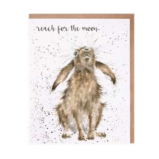 Card - AOC067 - Reach for the Moon - Rabbit - even if you miss 
