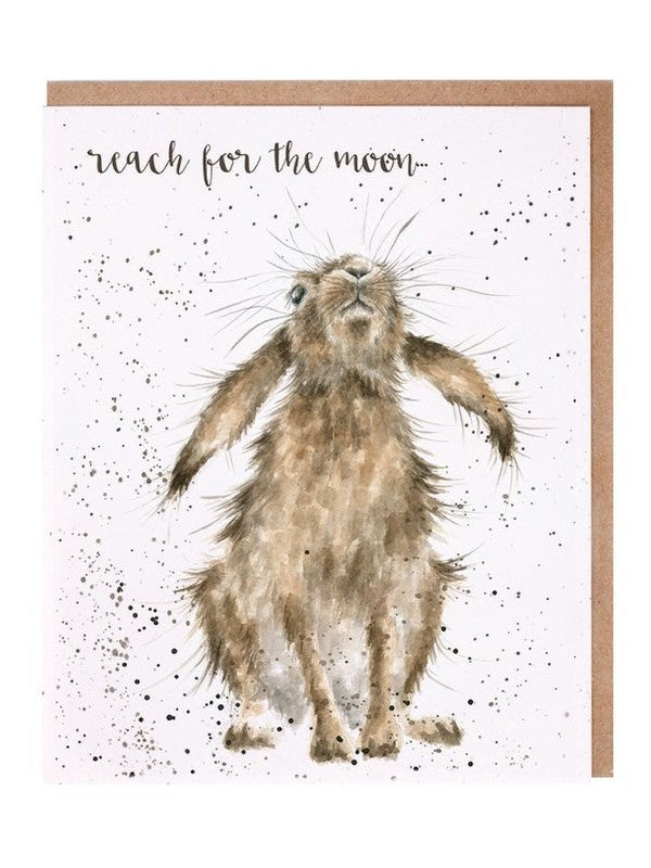 Card - AOC067 - Reach for the Moon - Rabbit - even if you miss