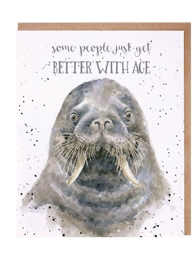 Card AOC143 Better with Age Walrus