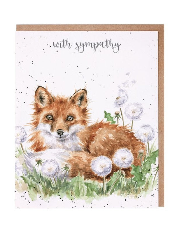 Card - AOC153 With Sympathy - Fox