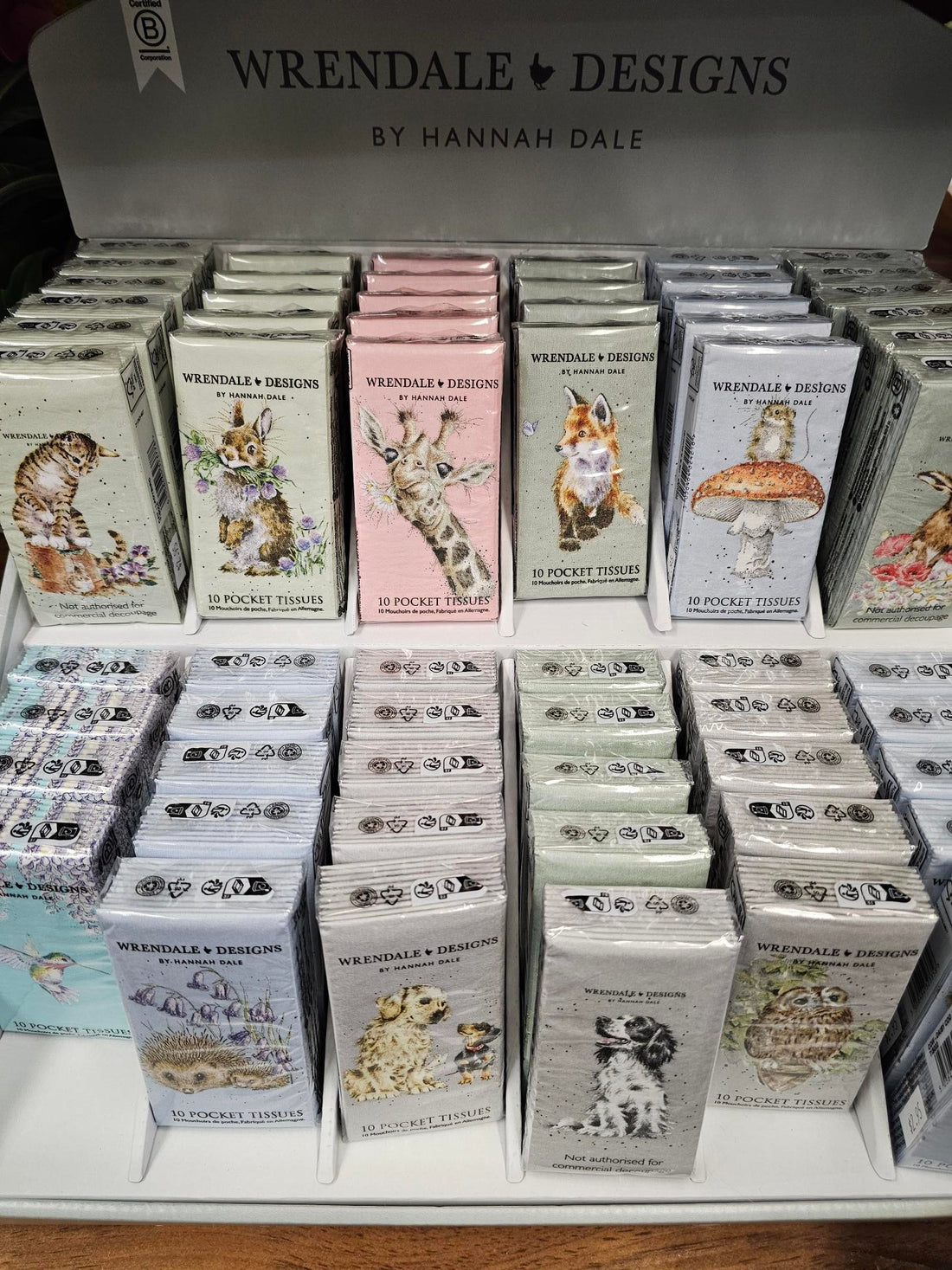 Wrendale pocket tissues