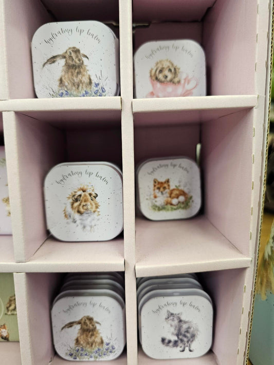 Wrendale lip gloss tins