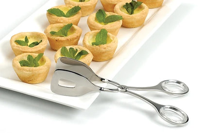 Serving Tong Small 7" Long  Stainless Steel  Skipr