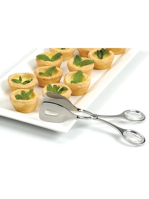 Serving Tong Small 7" Long  Stainless Steel  Skipr