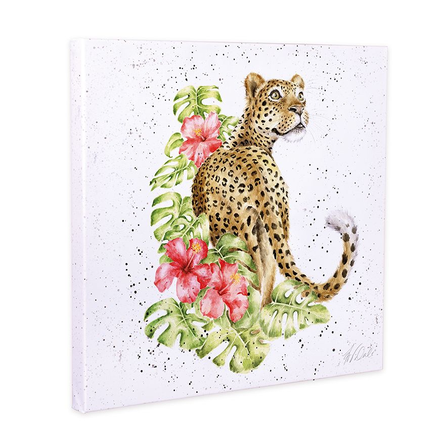 Wrendale Canvas Art PAC024 Leopard 