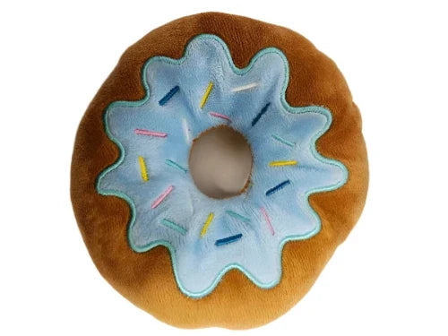 Donut Dog Toy  Blue 