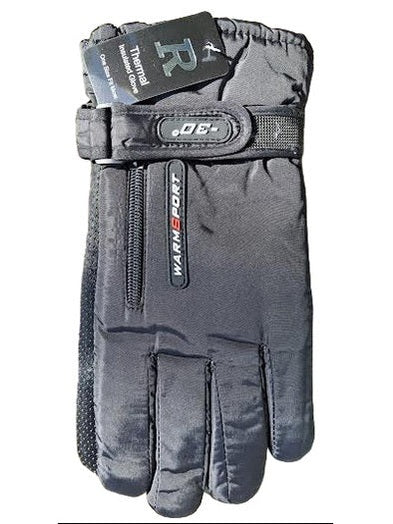 Men's Gloves Waterproof Snow With Zipper&nbsp;3 Colors&nbsp; Wn75258