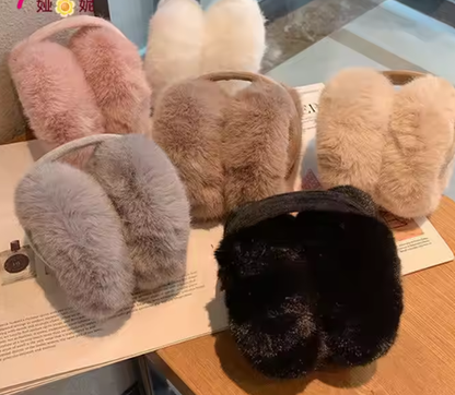 Earmuffs Soft Puffy Furry Comfortable  6 Colors Women's    RTEM 