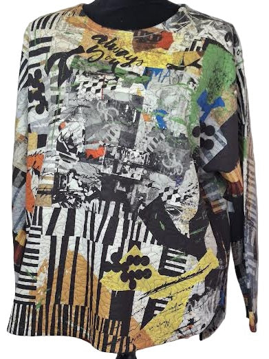 Top Pullover Always You&nbsp; Long Sleeve Crew Neck Women'sT448NB