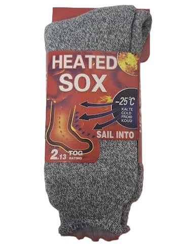 Men's Socks Mega Thermal Crew 2 Tone Knit&nbsp; 3-2Tone Colors&nbsp; Sc4695