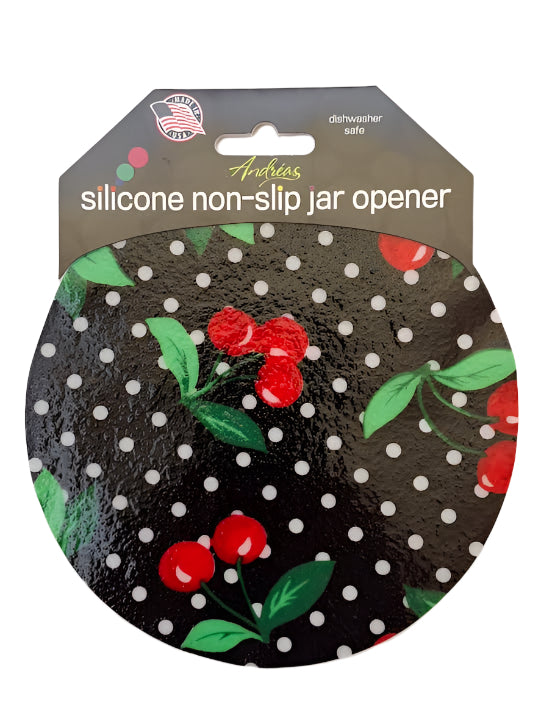 75 Jar Opener  Black Red Cherries 