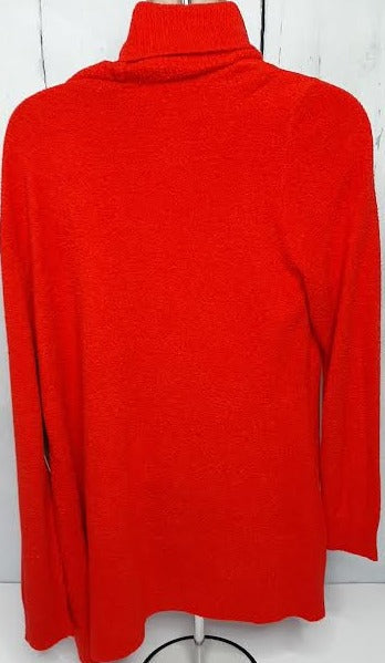 Women's Sweater / Cardigan- Ruby Red Very Soft 
