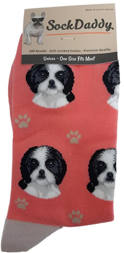 Socks  Shih Tzu Black/White Dog              800-87B  H 