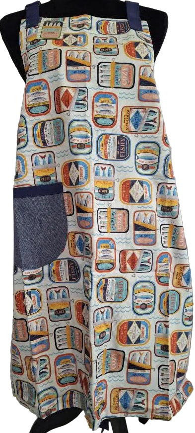 Apron Adult Tasty Tins Sardines  Women's R8471
