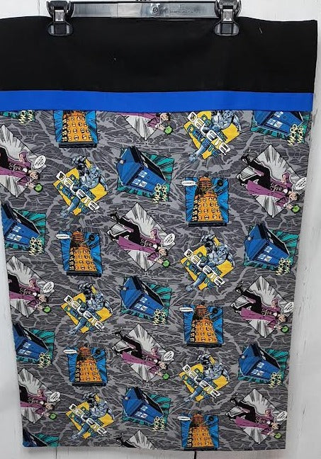 Pillow Case Comic People Black Grey   Standard  rt bgc3 