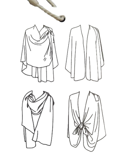 Wrap Classic 4 Season Loop Teal Green Sa-4213