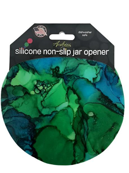 Jar Opener - Dark Dark Green / Blue Marble 21 