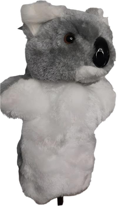 Children's Hand Puppet-Quala Bear-Grey/White-7695692 