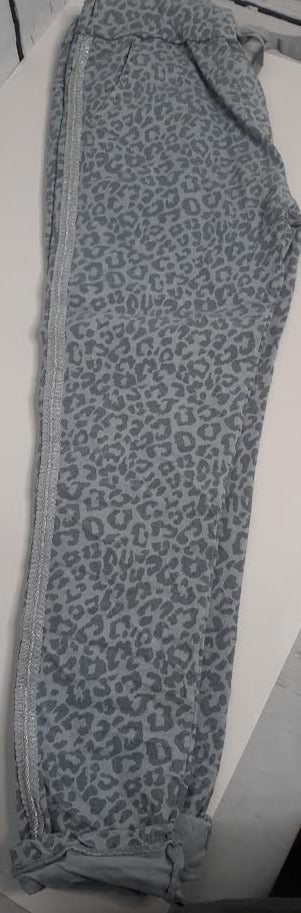 Womens-Grey Italy Moda Pants 