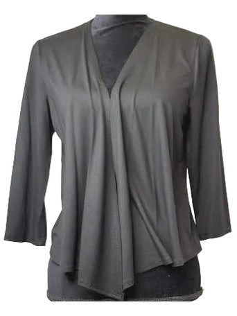 Cover Up/Bolero Black 3/4 Sleeve  210-4762