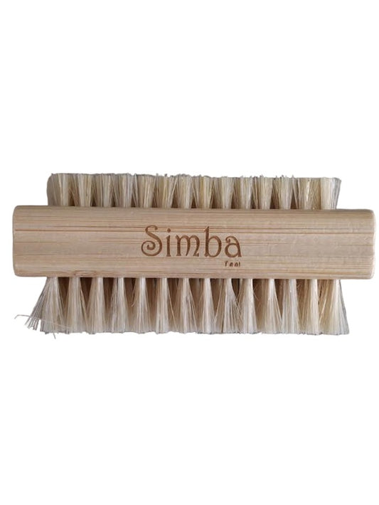 Brush Nail Hand Dual Purpose Wooden Handle 3.75" x 2"