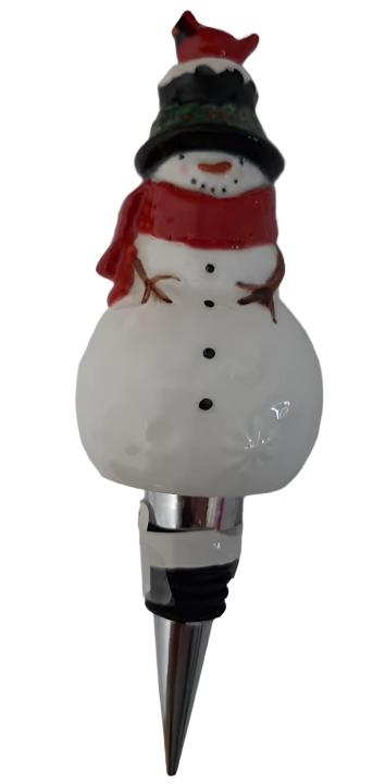 Christmas Snowman-Bottle Stopper 