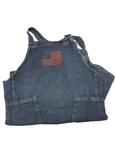 Apron American Flag Denim 2 Pocket Adult RTDAAF