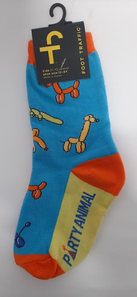 Youth Sock - Blue Party Animal - 6957Y 