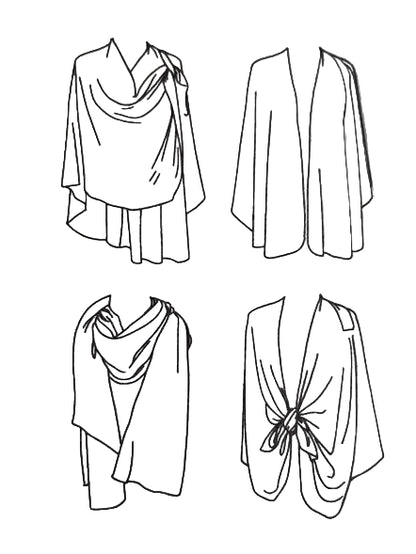 Wrap Classic 4 Season Loop Burgandy Sa-4213