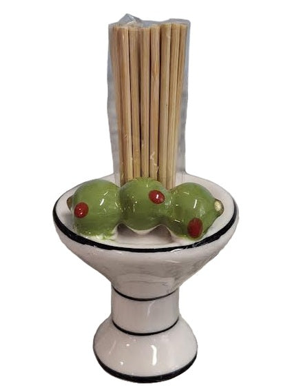 Tooth Pick Holder Ceramic Martini Wine 40430023m